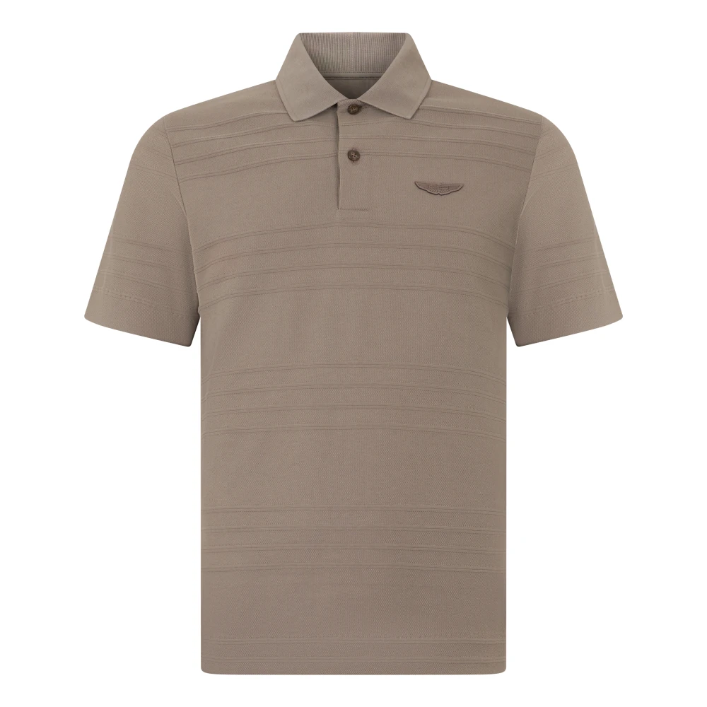 Hugo Men's Brown Polo Shirts, L, Short Sleeve Cotton Polo