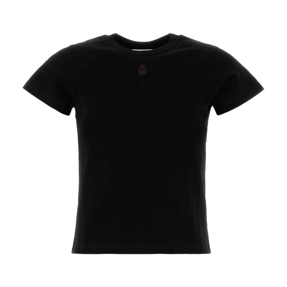 Alexander mcqueen Klassiek Zwart Katoenen T-shirt Black Dames