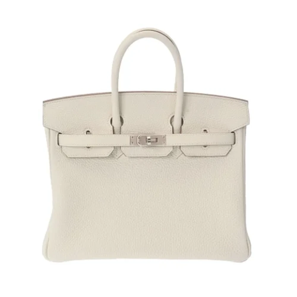 Hermès Vintage Pre-owned Leather totes White Dames