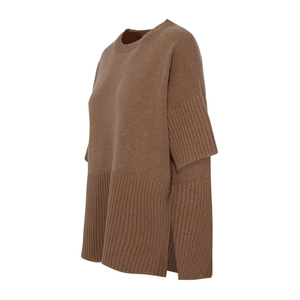 Max Mara Cashmere Manto Shirt Brown Dames