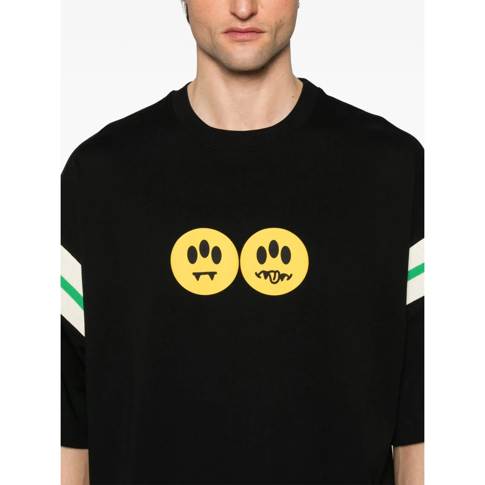 Barrow Zwart Basic T-Shirt Black Heren