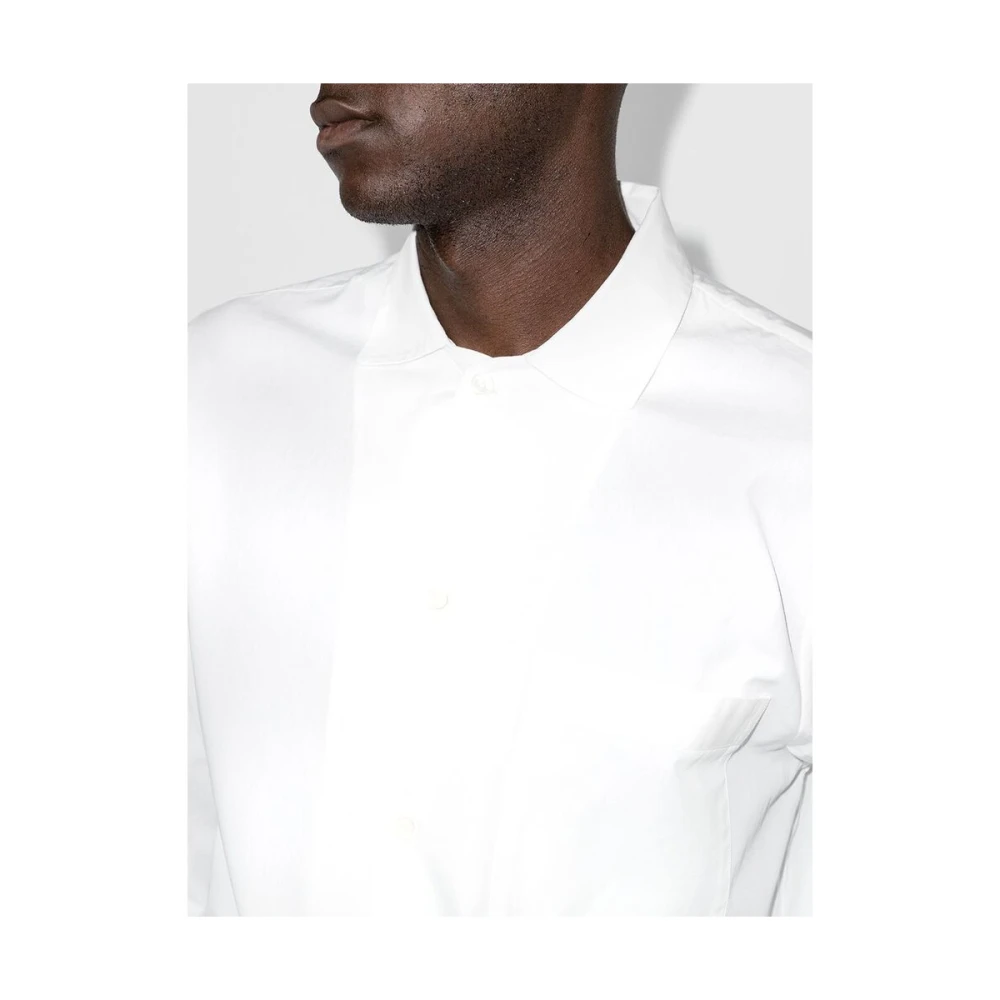 Tekla Witte Katoenen Overhemd Klassieke Stijl White Dames