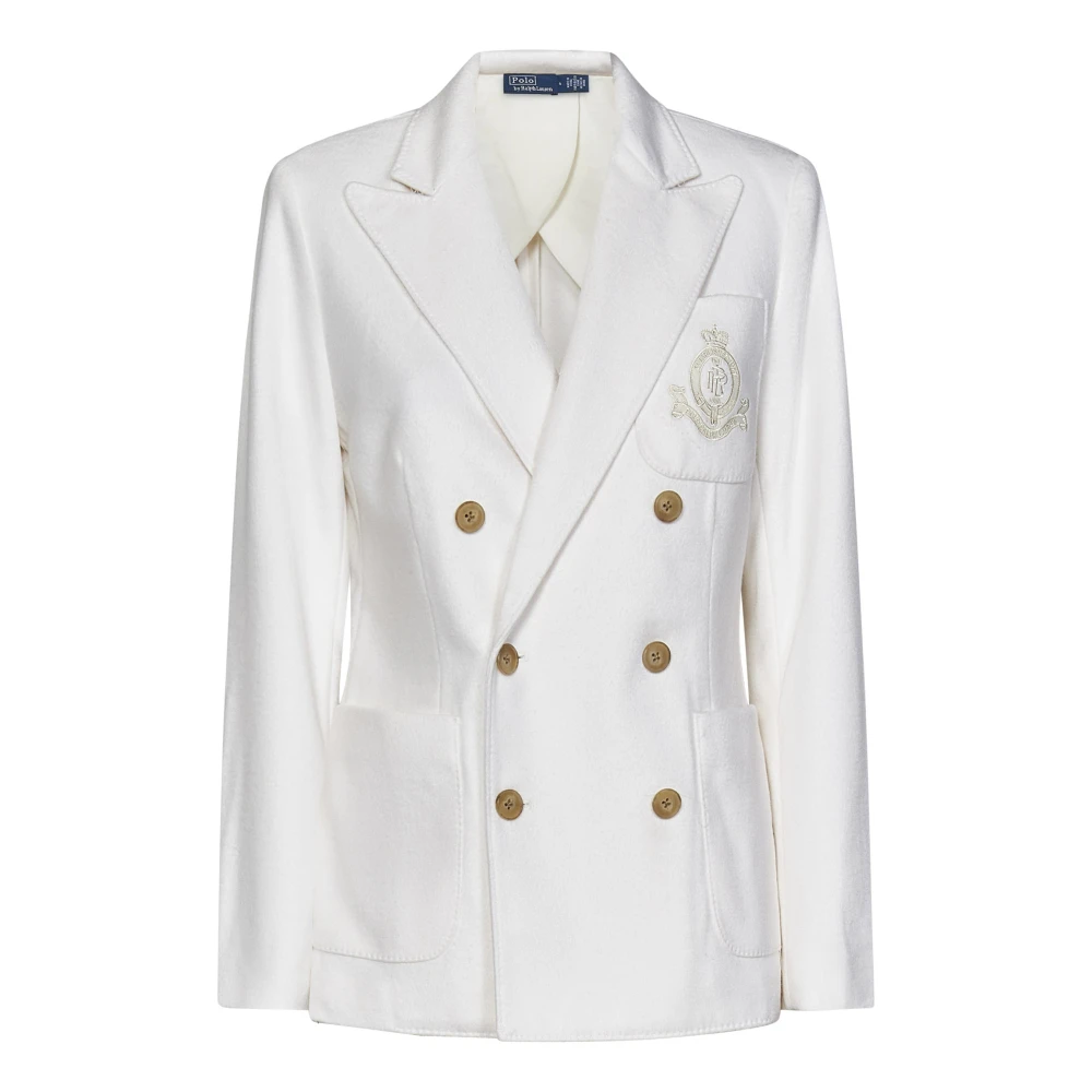 Ralph Lauren Dameskleding buitenkleding wit Aw24 White Dames