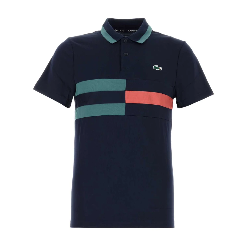 Lacoste Blauw Piquet Polo Shirt Blue Heren