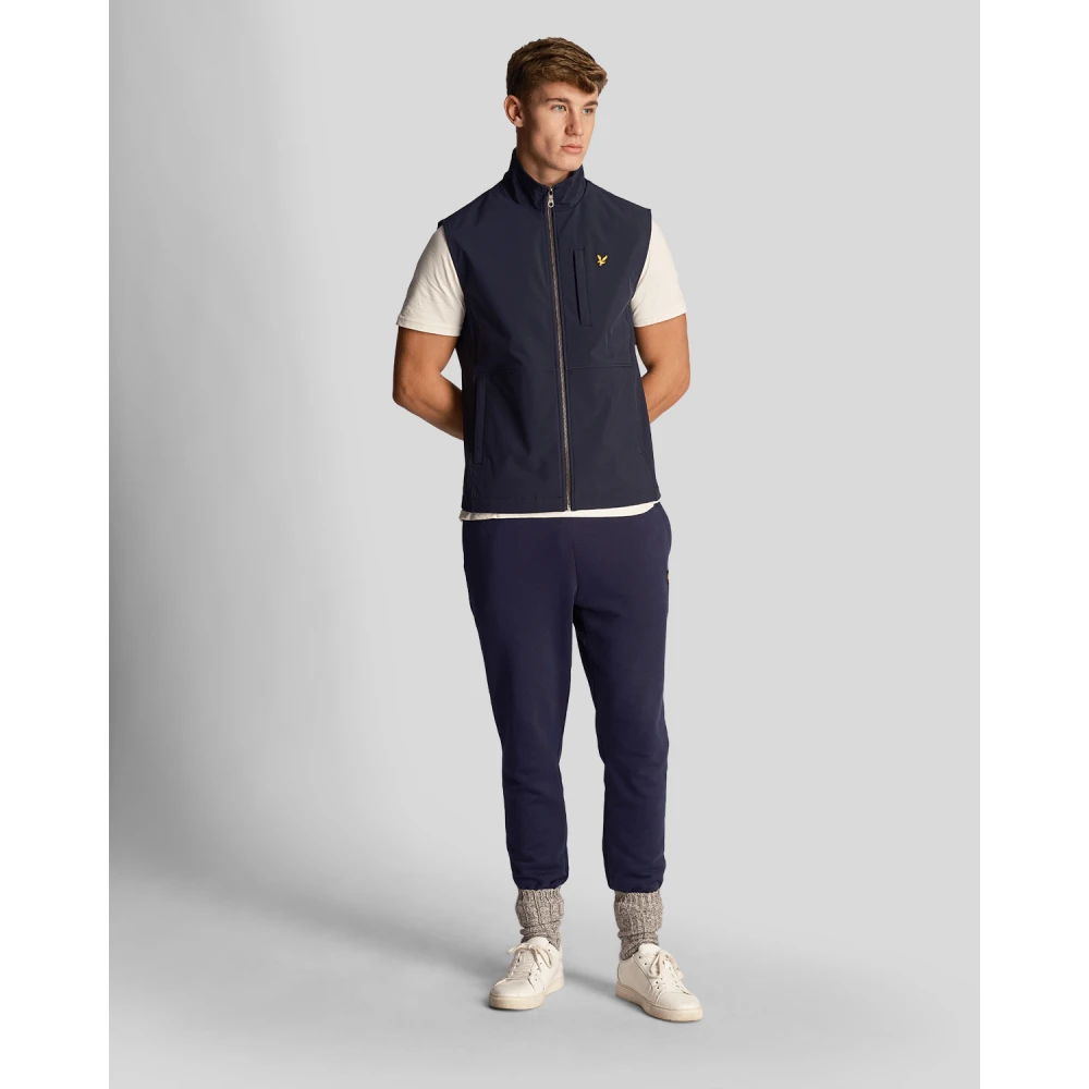 Lyle & Scott Softshell Gilet Jas Blue Heren
