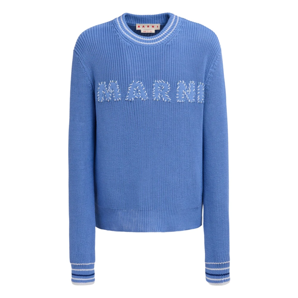 Marni Pullovers Blue Heren