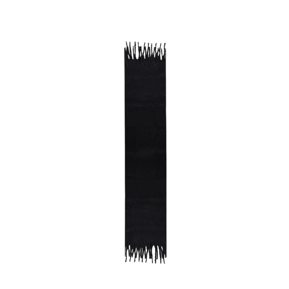 Antony Morato Men's Black Plain Scarf - Polyester