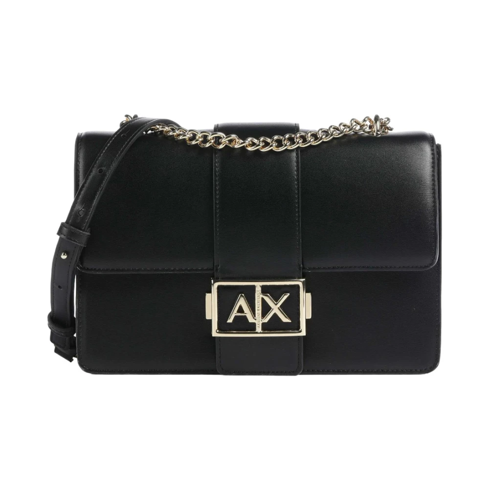 Armani Exchange Elegante schoudertas met afneembare band Black Dames