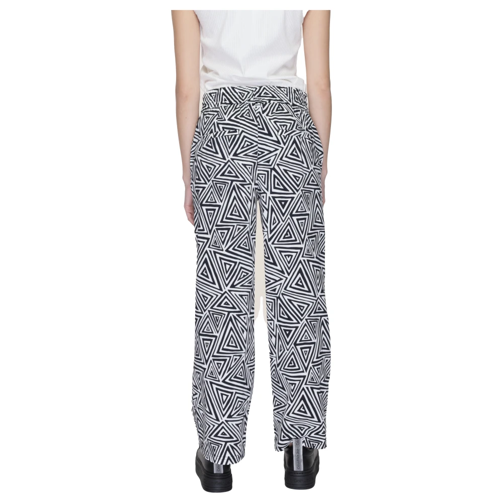 Street One Wijde Pijp Broek Lente Zomer Collectie Black Dames