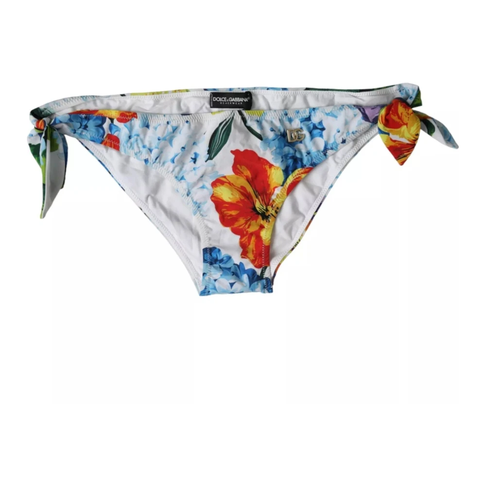 Dolce & Gabbana Women's Floral Print Swimsuit Bikini Bottom