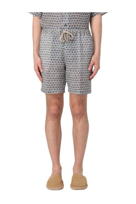 blue-linen-casual-shorts
