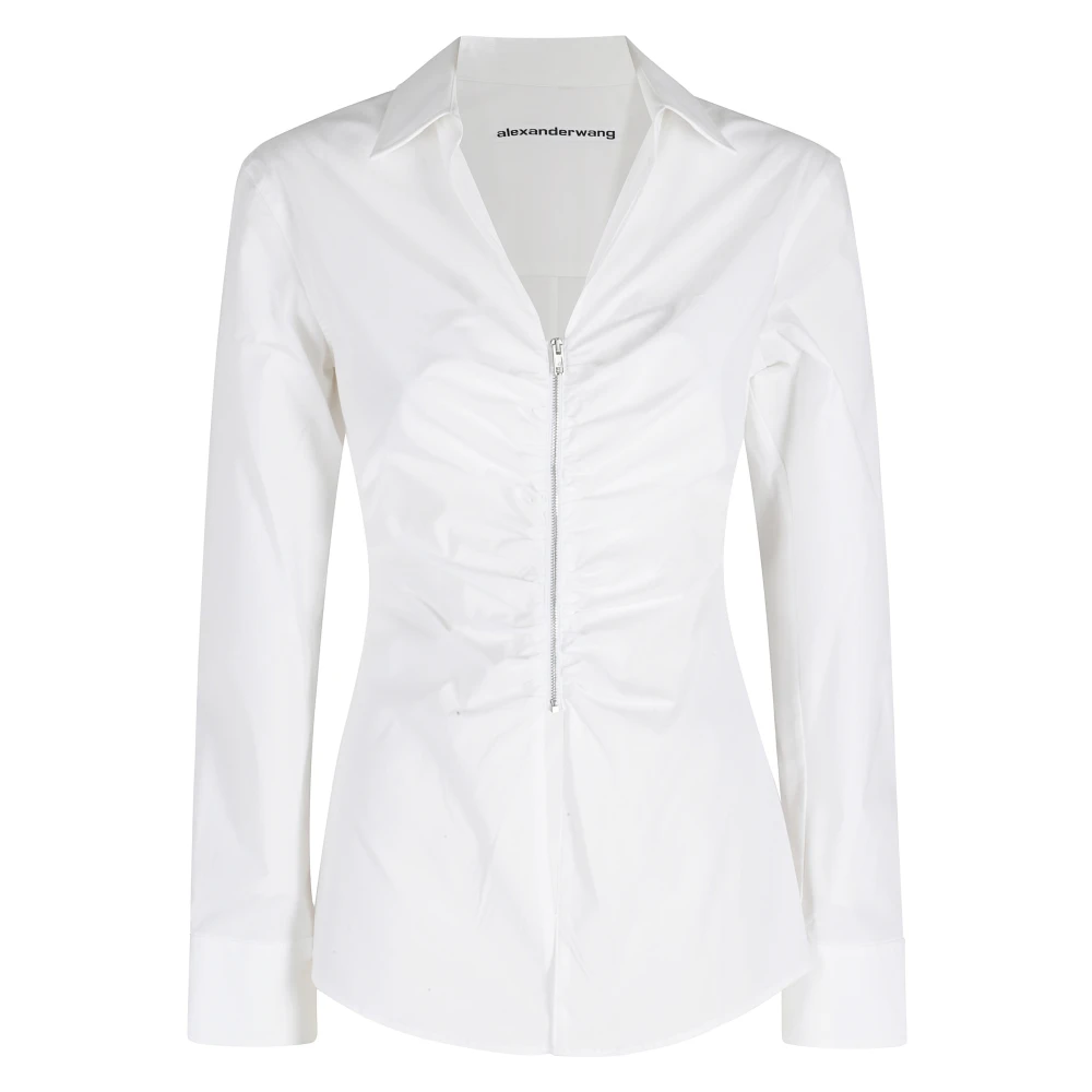 Alexander Wang Donna Bianco Camicette L, New,