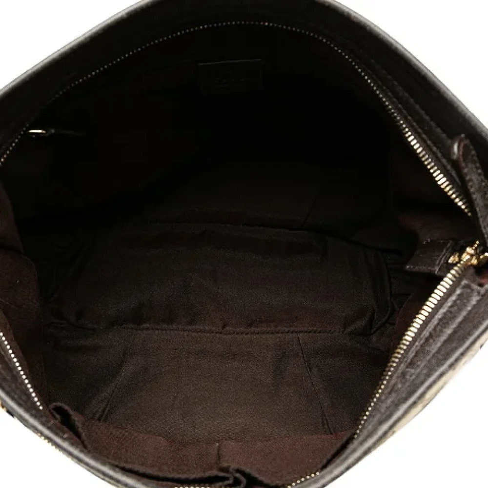 Gucci Vintage Pre-owned Canvas crossbody-bags Beige Dames