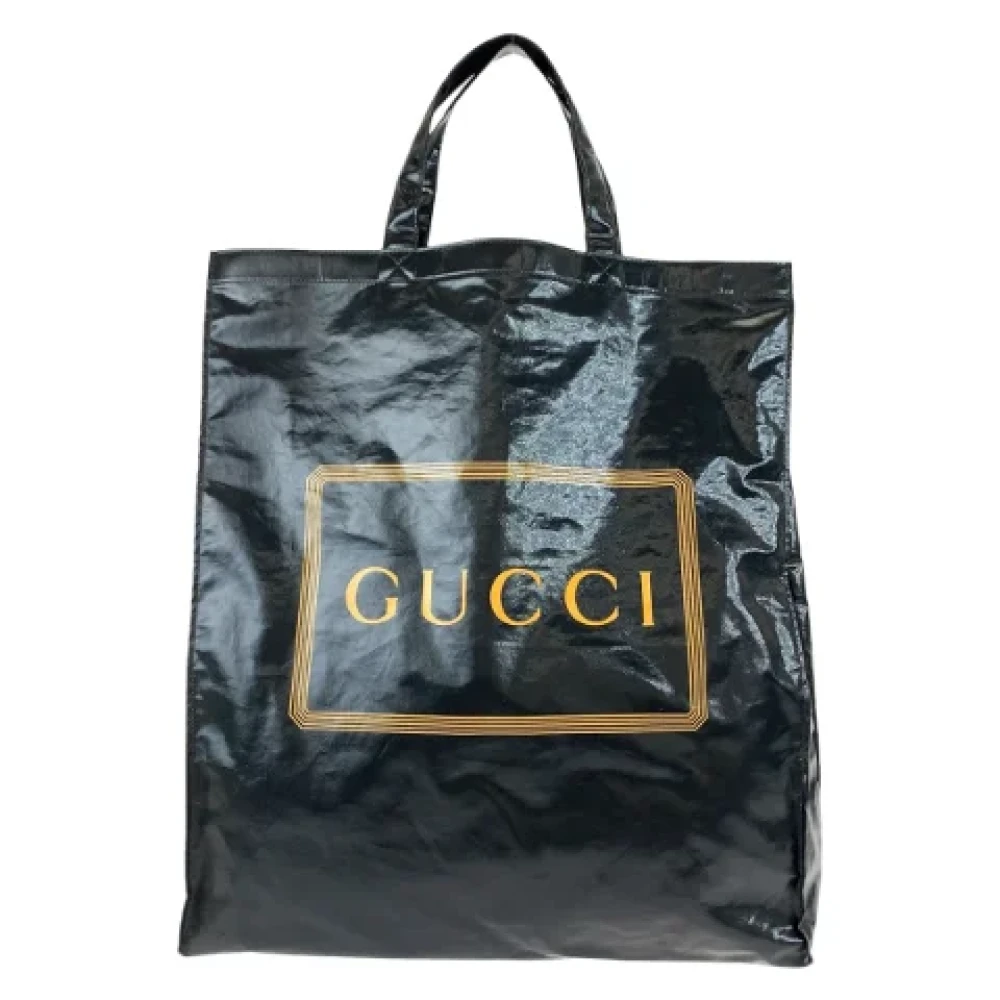 Gucci Vintage Pre-owned Canvas gucci-bags Black Heren