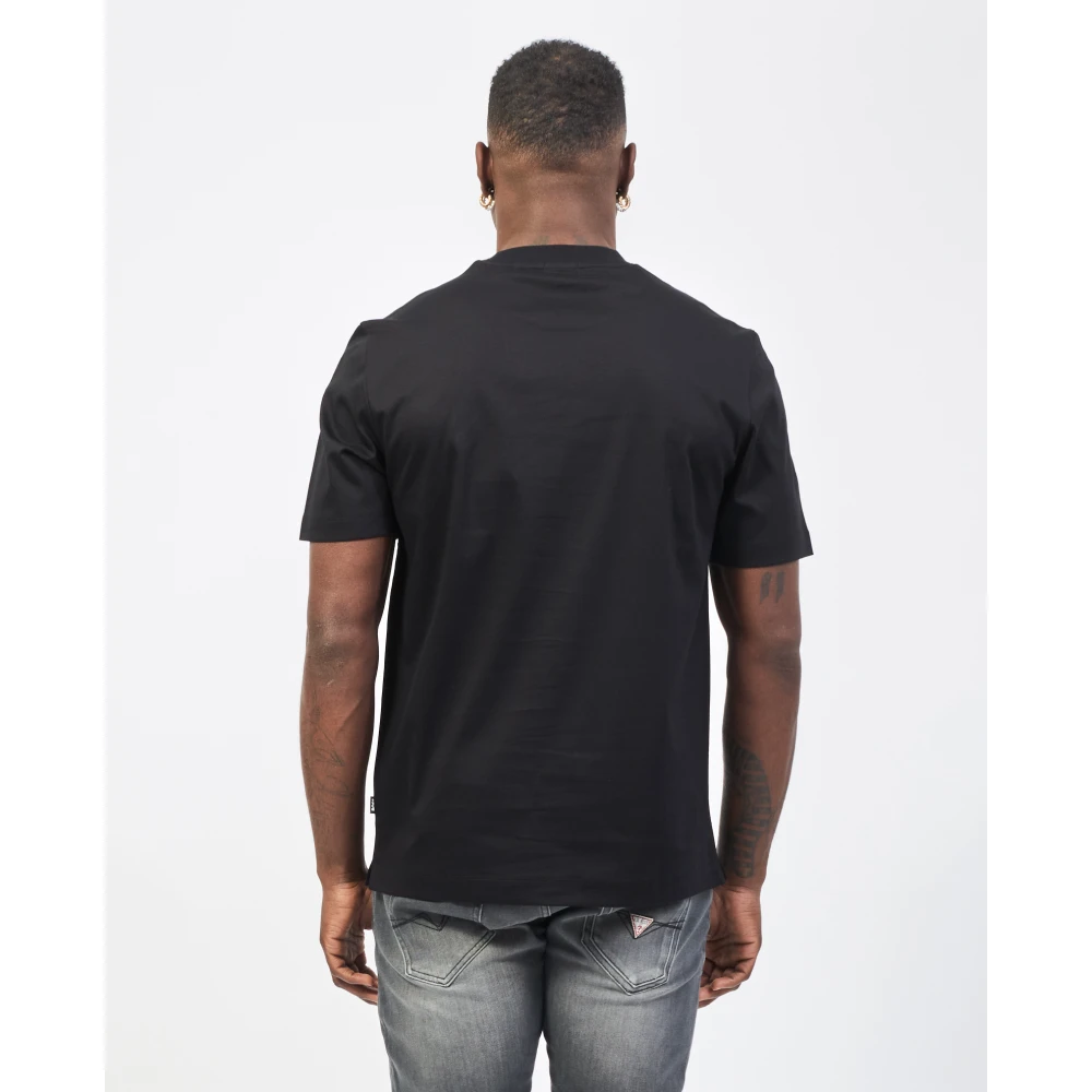 Hugo Boss Zwart T-shirt met Double B monogram Black Heren