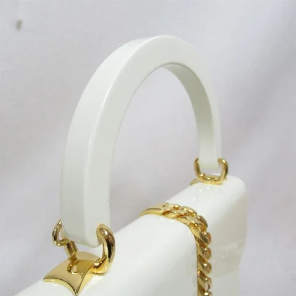 Gucci Vintage Pre-owned Plastic handbags White Dames