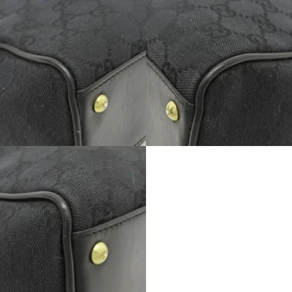 Gucci Vintage Pre-owned Canvas totes Black Dames