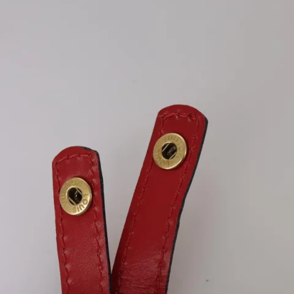 Louis Vuitton Vintage Pre-owned Leather louis-vuitton-bags Red Dames