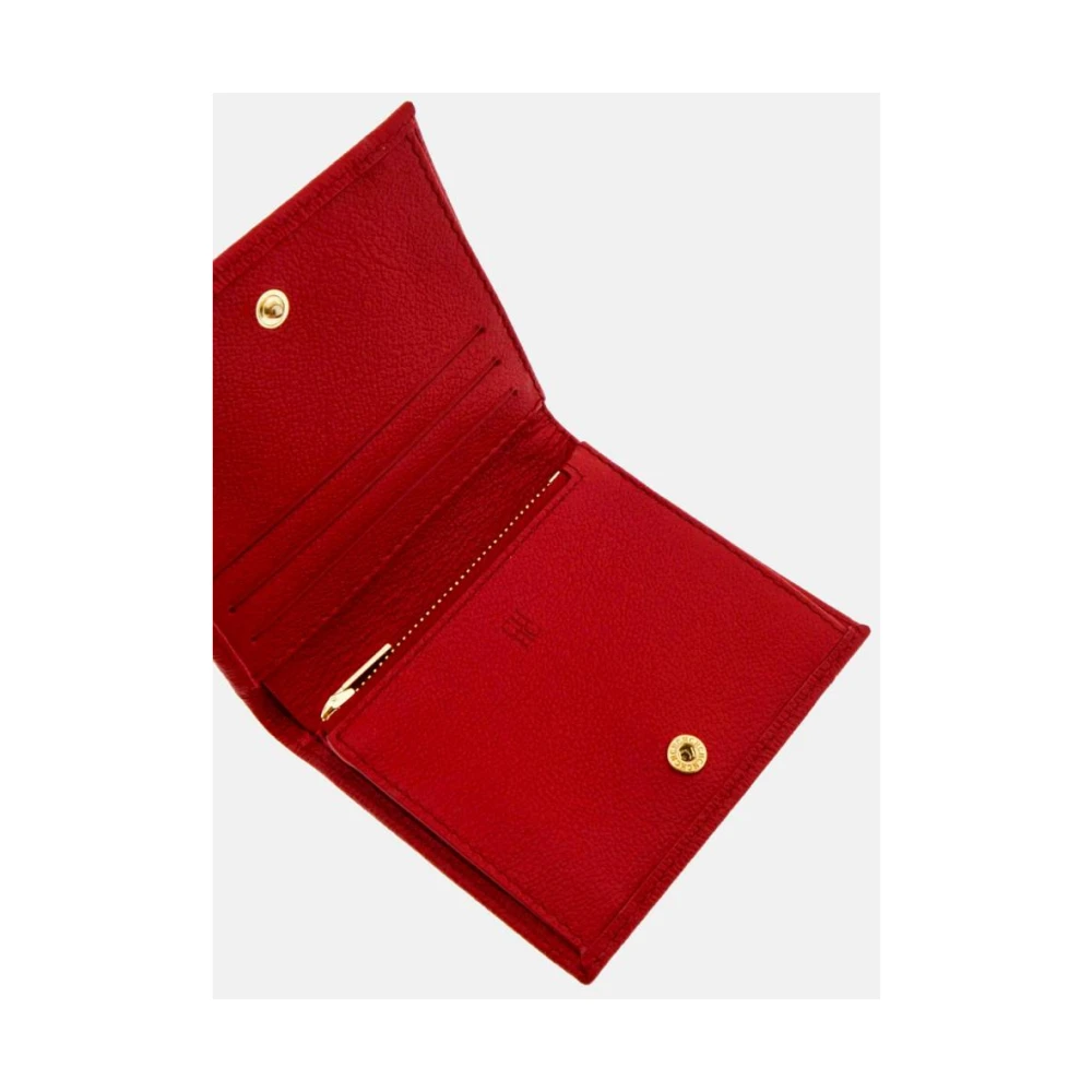 Carolina Herrera Japanse Redacteursportemonnee Sequoia Leer Red Dames