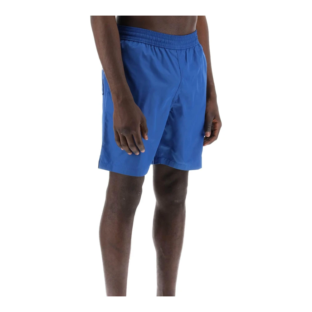 Off White Casual Shorts Blue Heren