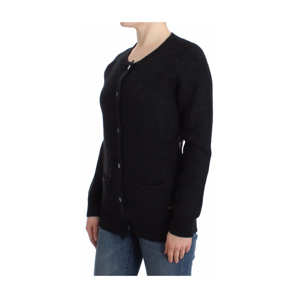 John Galliano Zwarte wollen Cardigan Black Dames