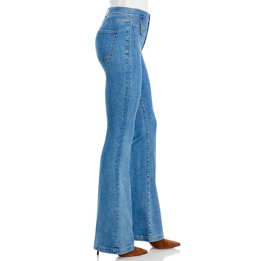 ETRO High Rise Flare Jeans Glob tter Moon Blue Dames