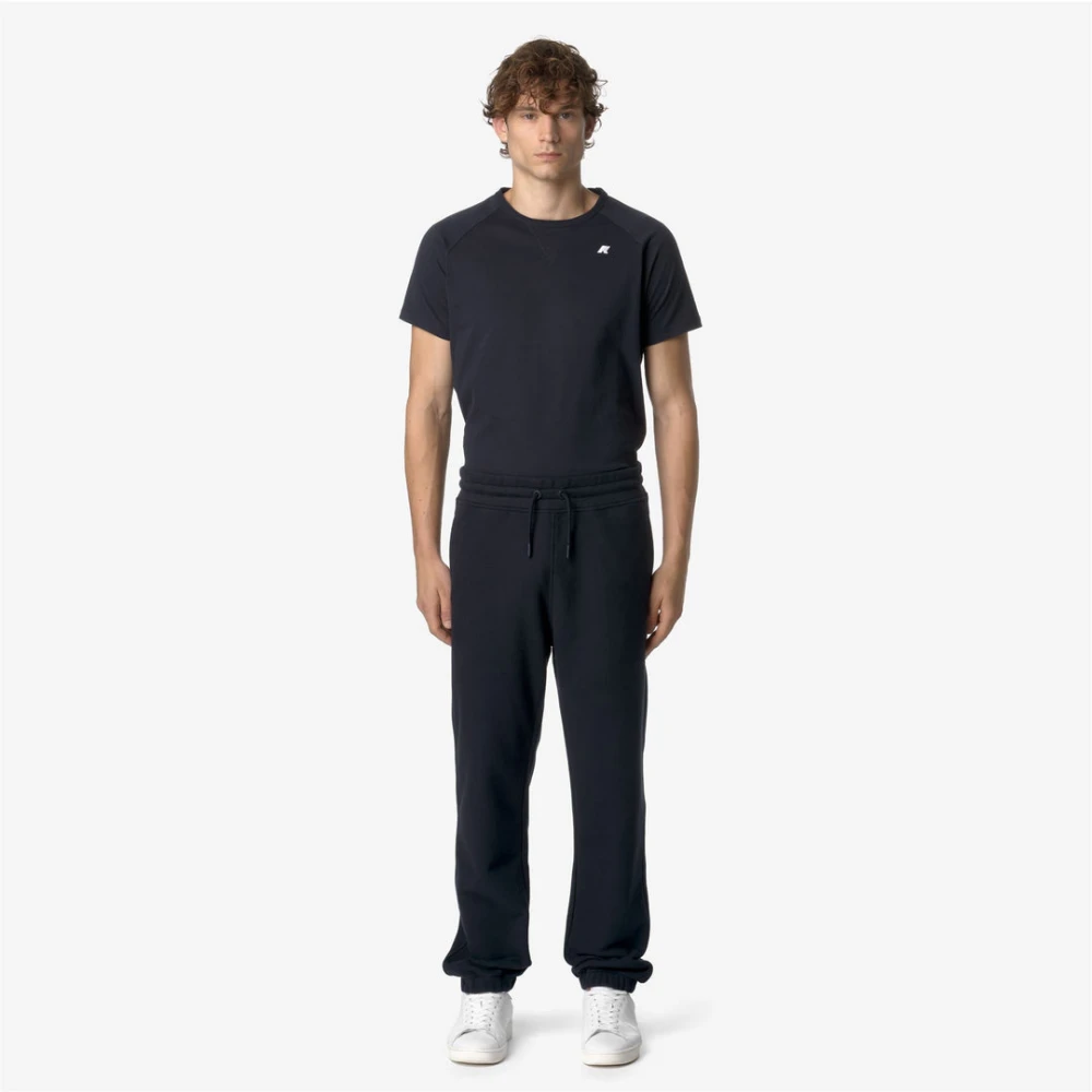 K-way Blauwe Diepte Broek Blue Heren