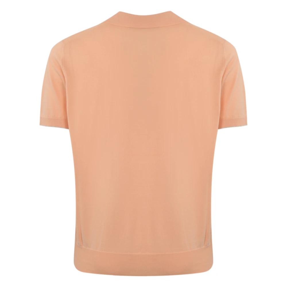 BRUNELLO CUCINELLI Katoenen T-shirts en Polo's Orange Heren