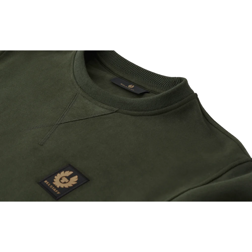 Belstaff Klassieke Logo Sweatshirt Groen Green Heren