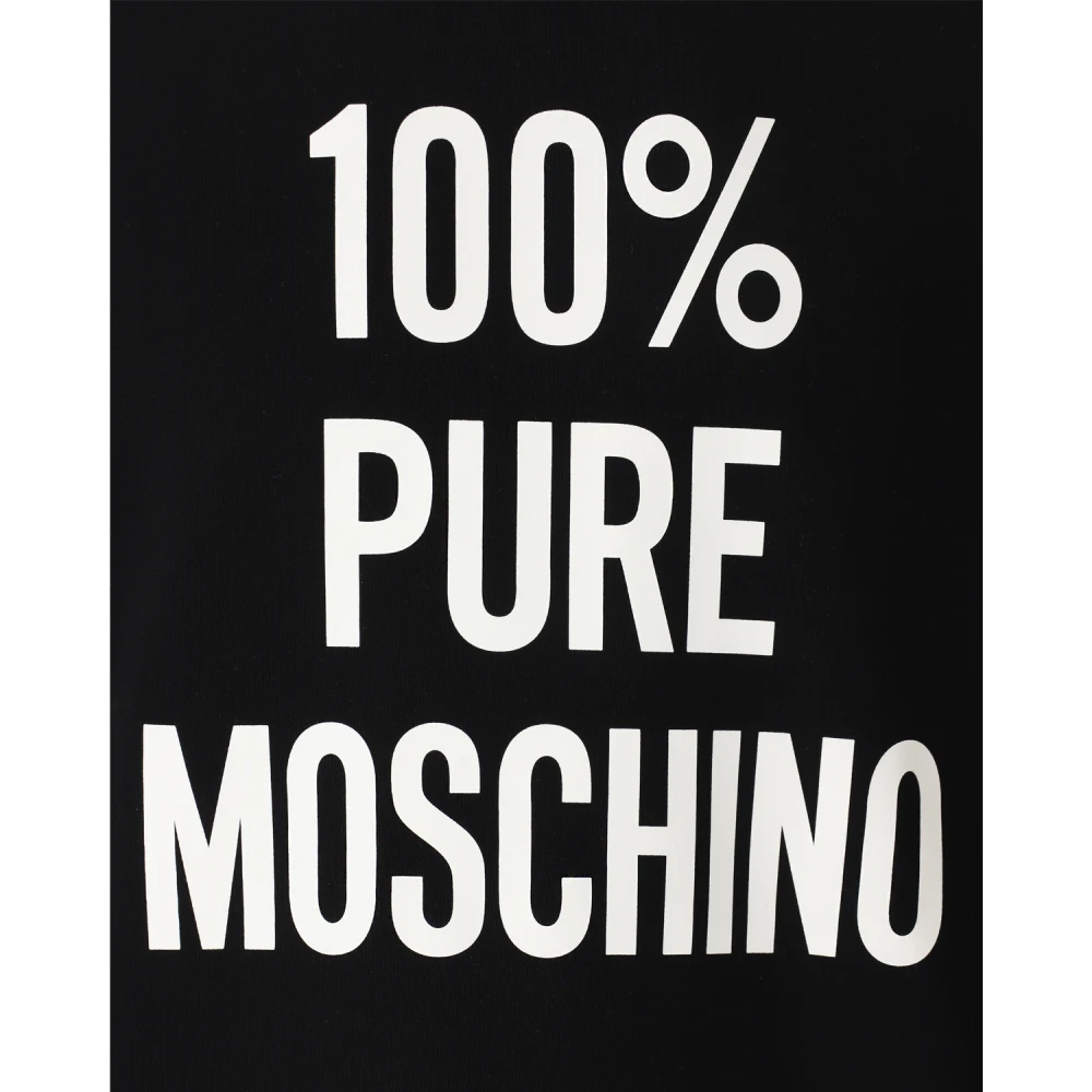 Moschino Pure Sweatshirt Lange Mouwen Zwart Black Heren