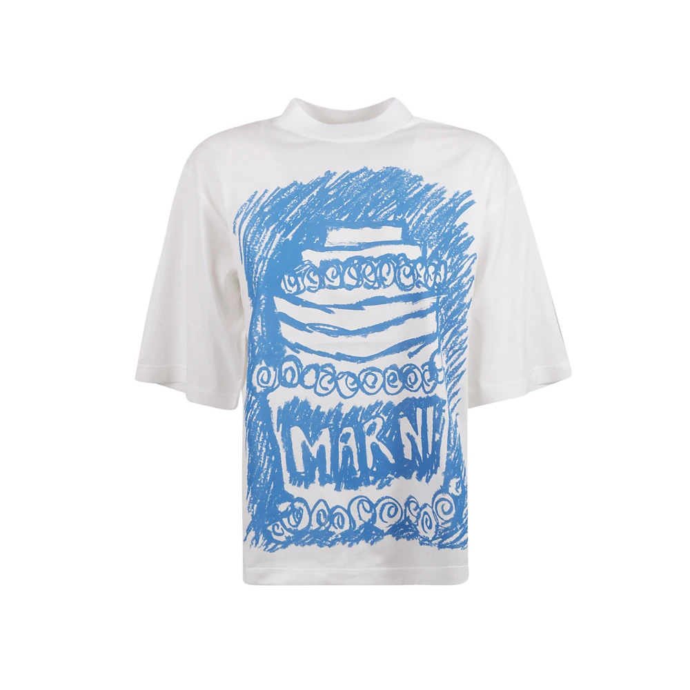 Marni Stijlvolle T-shirts en Polos White Dames