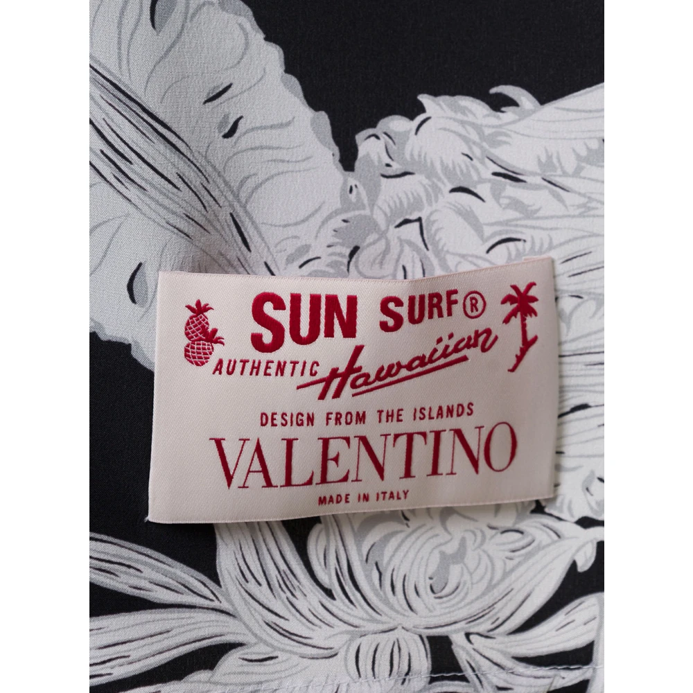 Valentino Ananas Allover Print Bowling Shirt Multicolor Heren