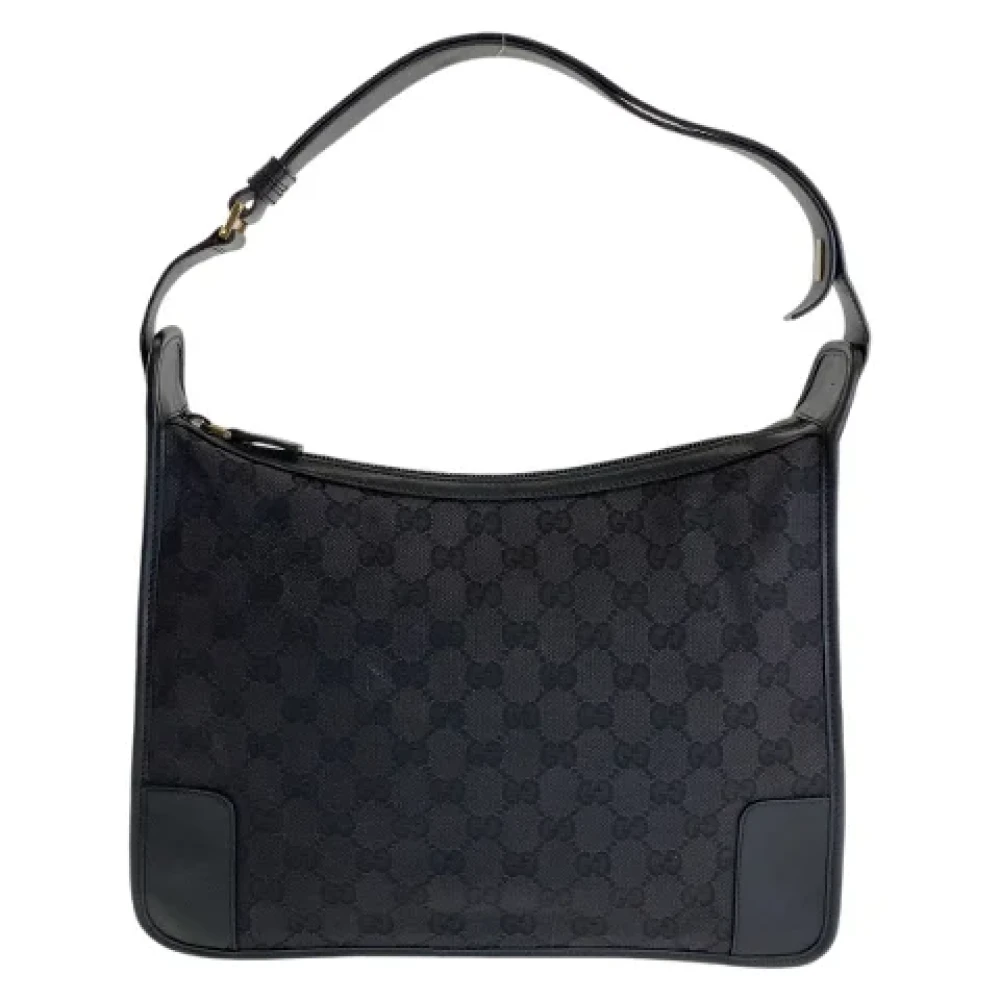 Gucci Vintage Pre-owned Canvas gucci-bags Black Dames