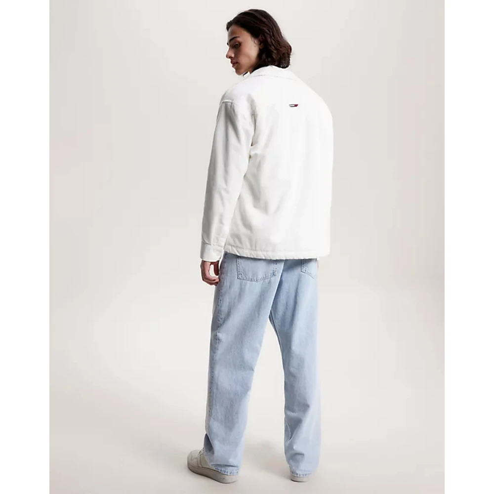 Tommy Hilfiger Sherpa Gevoerde Cord Overhemd White Heren