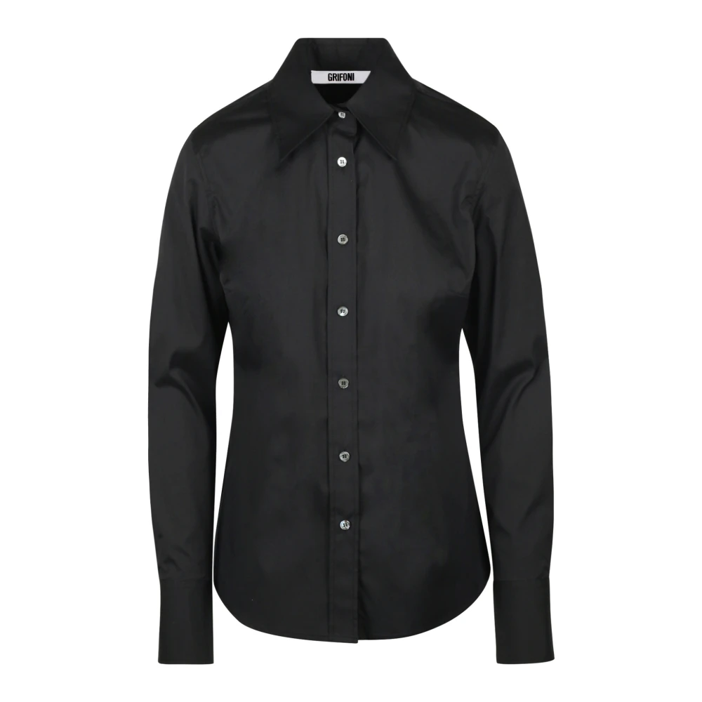 Mauro Grifoni Stijlvolle Shirt Gt220001 3 Black Dames