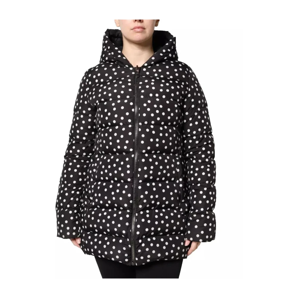 Dolce & Gabbana Elegante zwarte hoodie met rits Black Dames