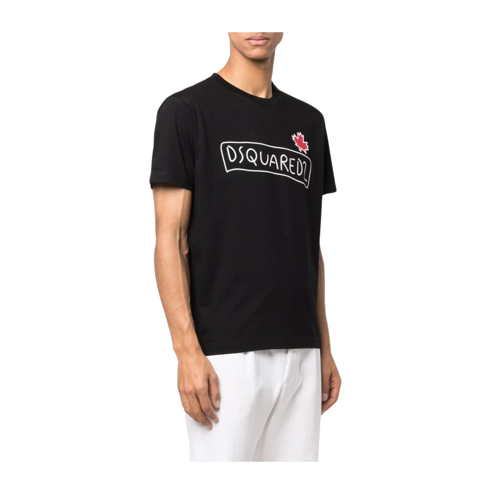 Dsquared2 Black T-Shirts, Male, S, Shirt