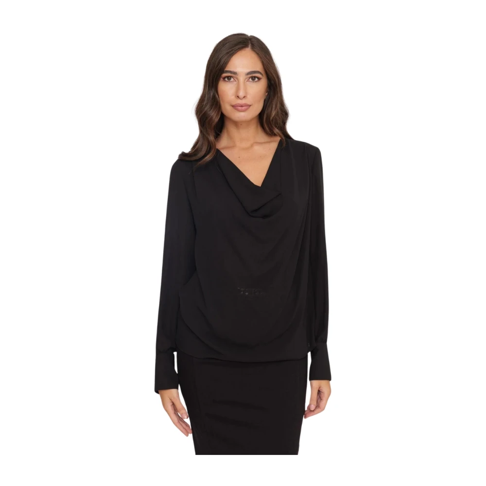 Liu Jo Women's Black Stylish Blouse - Blouses - Xl - Blouses & Shirts