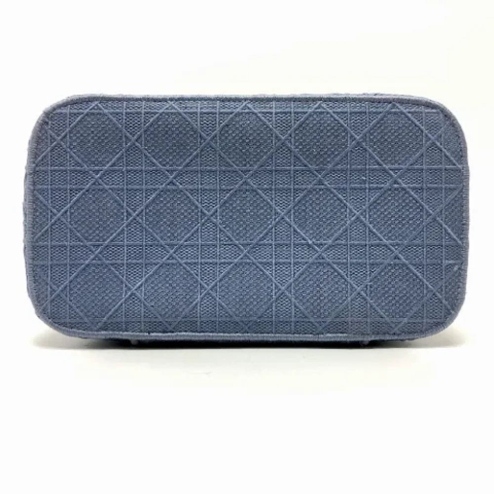 Dior Vintage Pre-owned Fabric dior-bags Blue Dames