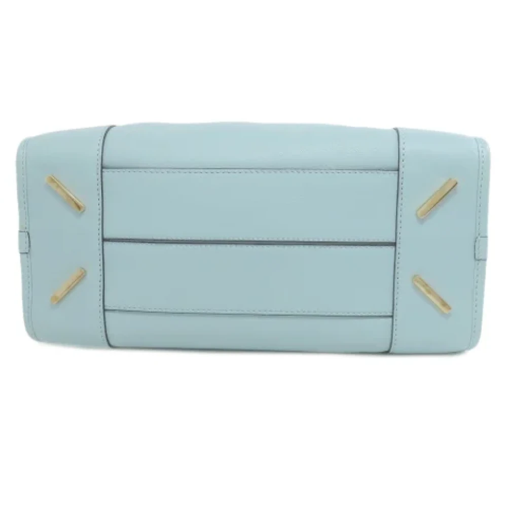 Loewe Pre-owned Leather handbags Blue Dames