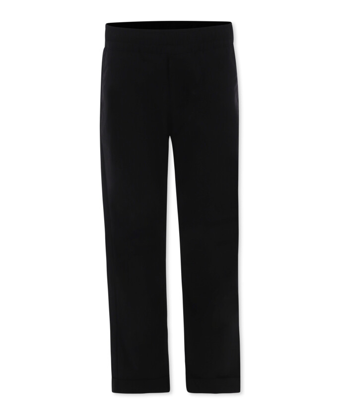 zwarte-casual-broek-met-elastische-taille