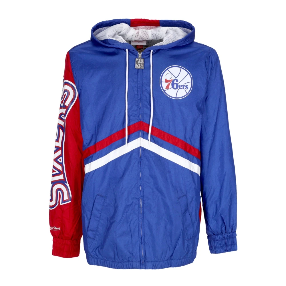Mitchell & Ness Philadelphia 76ers Windbreaker Blue Heren