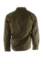 overshirt-en-coton-vert-style-gabardine