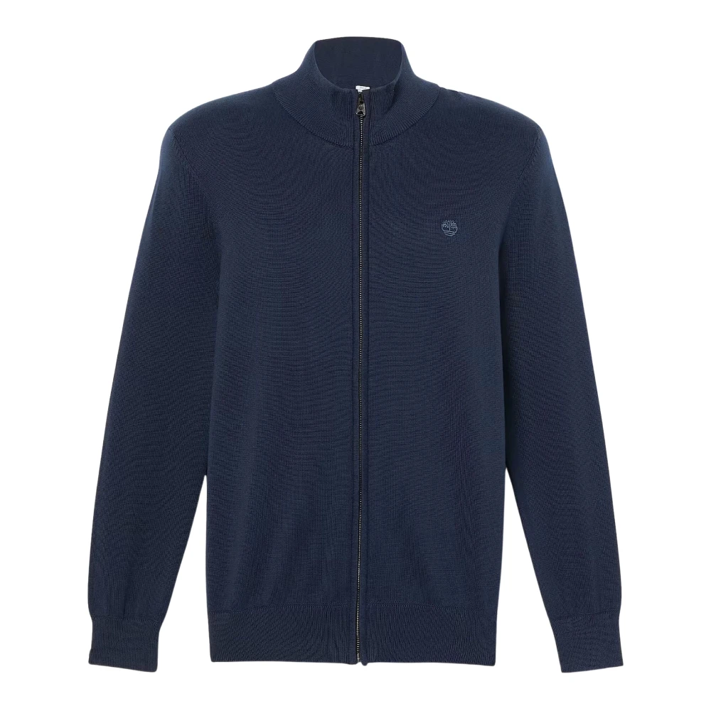 Timberland River Full Zip Sweater Blue Heren