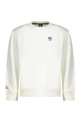 Sweatshirt med logotypapplikation