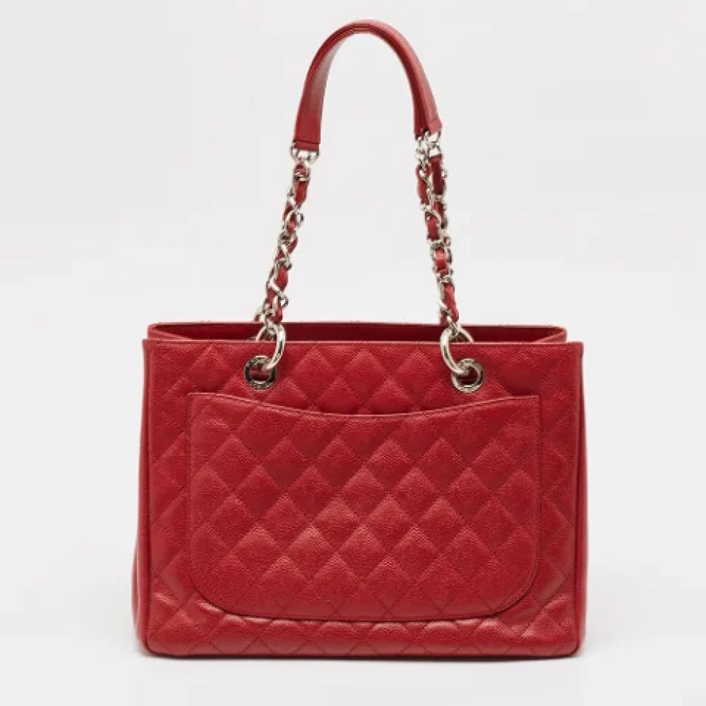 Chanel Vintage Pre-owned Leather chanel-bags Red Dames