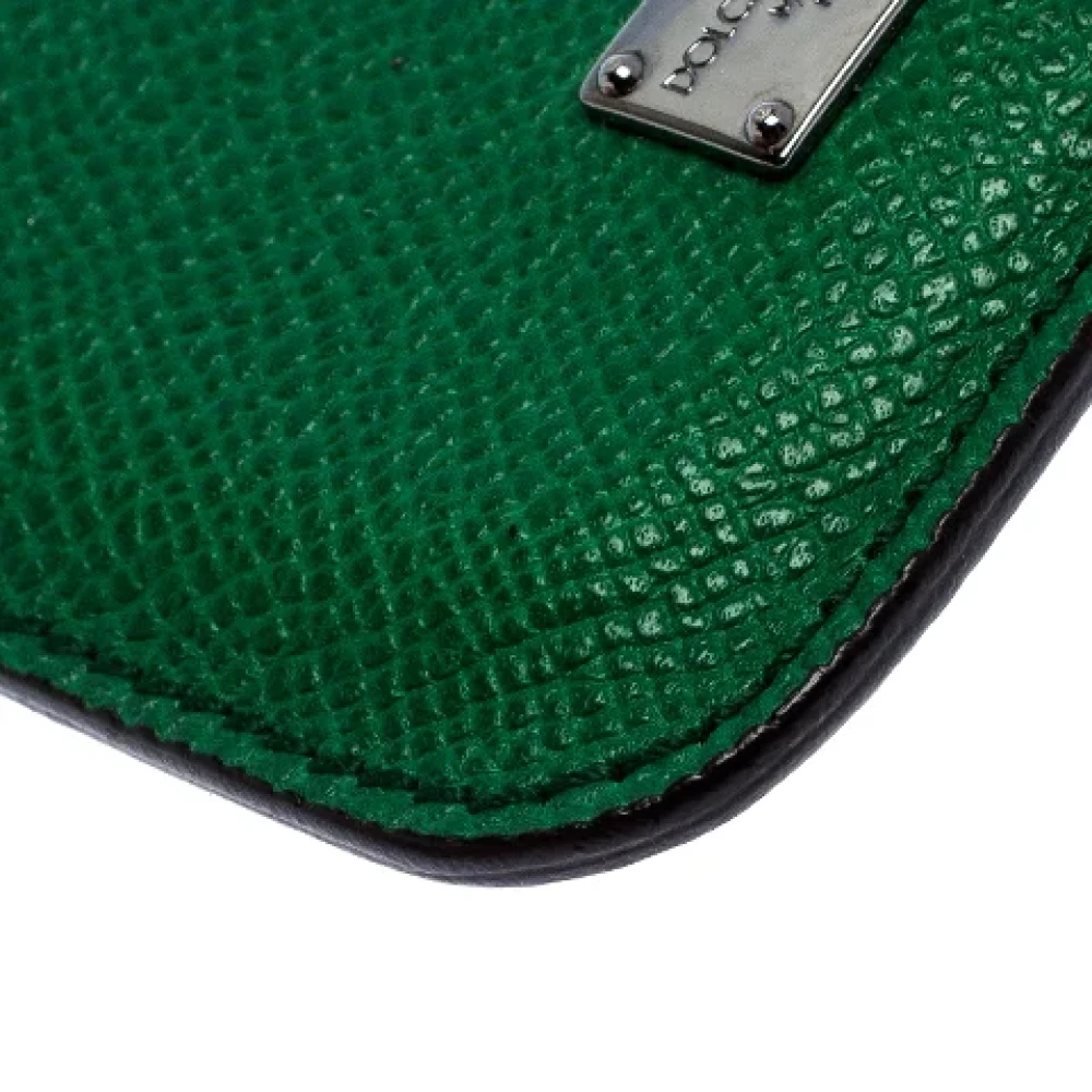 Dolce & Gabbana Pre-owned Canvas home-office Green Dames