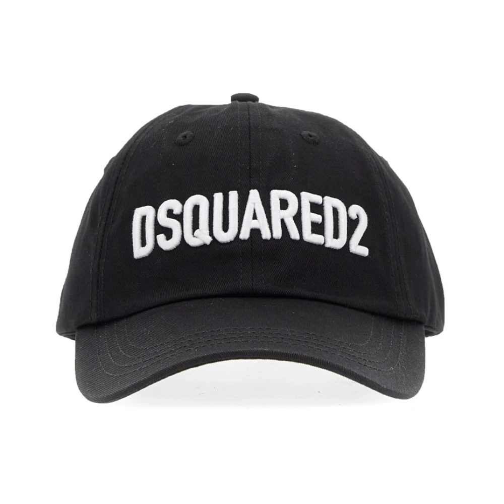 Dsquared2 Logo Katoenen Baseballpet Black Heren
