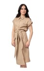 beige-lange-overhemdjurk-met-riem