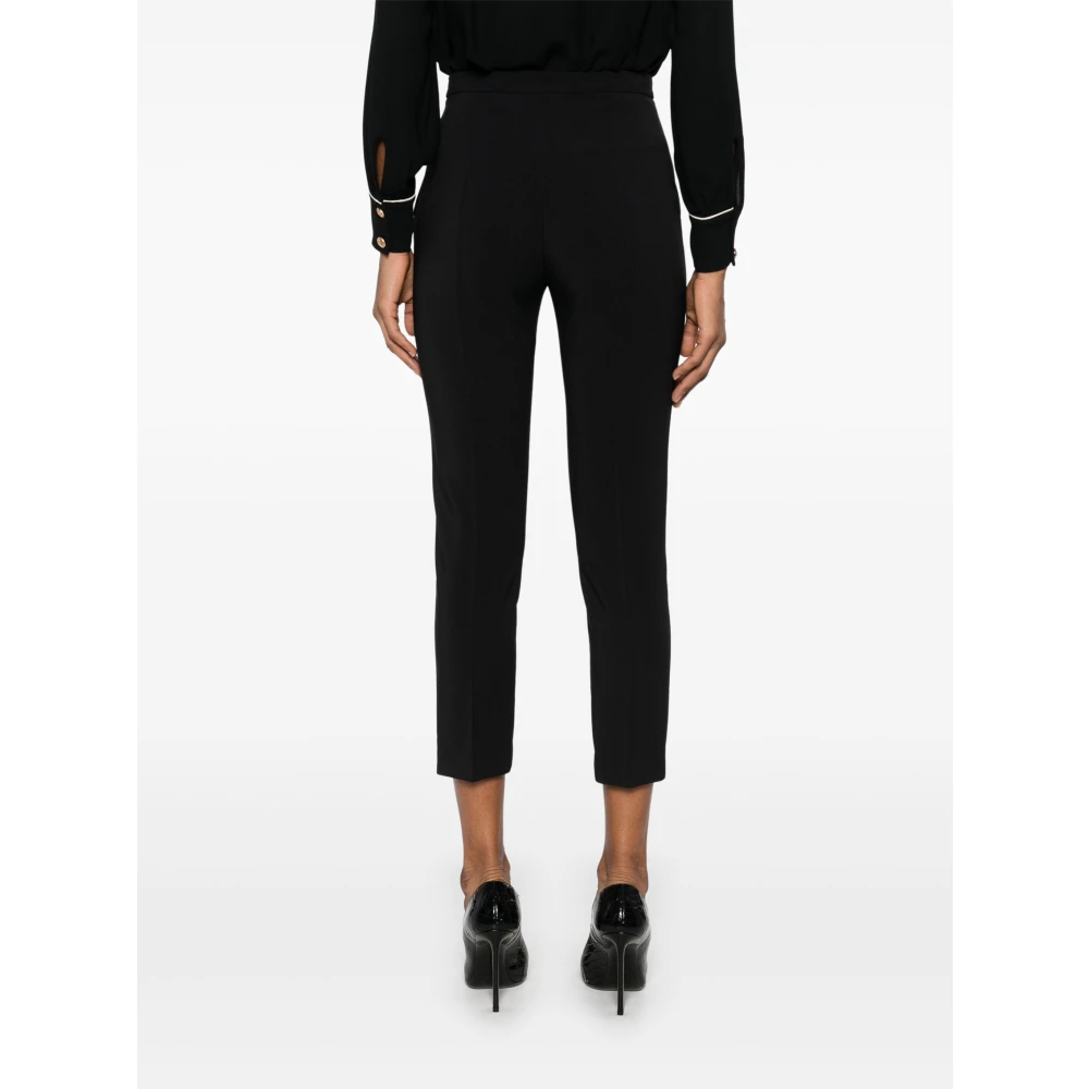 Elisabetta Franchi Zwarte Broek 110 Black Dames
